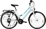 Rezzak 26 Zoll Fahrrad für Mädchen und Damen - Citybike Mit 21 Gang...