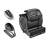 Vacmaster AM1202R Cardio54 Gym Bodenventilator mit Fernbedienung Fahrradlüfter...