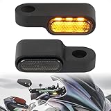 evermotor 3 LED Universal 12V 2 Stück E24 Mini Motorrad LED Blinker...