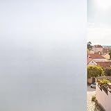 KROMAPOLIS Fensterfolie Blickdicht Selbsthaftend Milchglas, Fensterfolie Fenster...