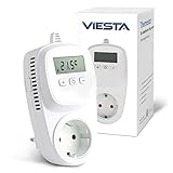 VIESTA® TH10 Thermostatstecker 230 V – digitaler Temperaturregler für...