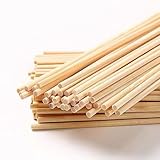 RYAN Holzstab Rundholz 100 Stück Holzstäbchen zum Basteln Ø 4 mm Länge 20 cm...