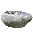 Dehner Gartenbrunnen Rock mit LED Beleuchtung, ca. 60 x 40 x 27.5 cm, Polyresin,...