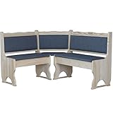k koma Eckbank aus Massivholz mit Polsterung – Naturbelassen & Modern,...