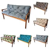 4L Textil Gartenbankauflage Hollywoodschaukel Auflage Bankauflage Outdoor...