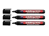 Edding 4-300001 300 Industry Permanent Marker - Rundspitze - Beschriftung von...