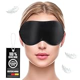 Liebesfreunde® Premium Augenmaske aus 100% echter Seide - Schlafmaske für...