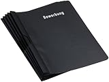 Idena 547039 - Idena Bewerbungsmappe 5er Packung, schwarz