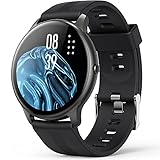 AGPTEK Smartwatch, 1,3 Zoll runde Armbanduhr mit personalisiertem Bildschirm,...