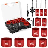 Gaethra M42 Bimetall Lochsägen Set – 19-tlg. Dosenbohrer & Lochkreissäge Set...