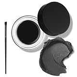 Gel Eyeliner Set 2 In 1,Schwarzer Gel-Eyeliner, wasserfestes,Eyeliner Gel...