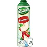 Teisseire Sirup Apfel für Erfrischungsgetränke, Cocktails, Flasche 60 cl