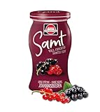 Schwartau Samt Johannisbeeren, Fruchtaufstrich ohne Stücke und ohne Kerne, 270g