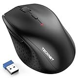 TECKNET Kabellose Maus, 4800 DPI 2.4G Funkmaus mit USB Empfänger, 30 Monate...