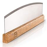 Blumtal Pizzaschneider Edelstahl - Profi Pizzamesser Mit 32cm Klinge -...