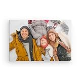 PICANOVA – Ihr Foto auf Leinwand 40x30 cm – Premium Fotoleinwand – Ihr...