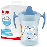 NUK Trainer Cup Trinklernbecher | auslaufsicherer Becher mit weichem...