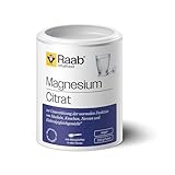 Raab Vitalfood® Magnesiumcitrat Pulver (200 g) - 100% Magnesiumcitrat ohne...