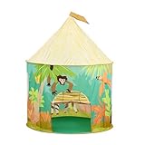 Relaxdays Spielzelt Dschungel, für Kinder, Dschungelzelt Indoor, HD: 125 x 105...
