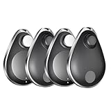 Utag GPS-Tracker, 4 Stück, Schlüsselfinder funktioniert mit Apple Find My (nur...