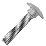 Schlossschrauben M6x30/30 mm aus Edelstahl A2 (20 Stück) | DIN 603 -...