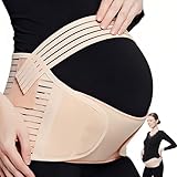 Ideal Swan 3 in 1 Bauchgurt Schwangerschaft, Bauchband Schwangerschaft...