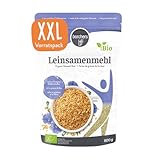 BORCHERS Leinsamenmehl Bio 800g, Mehl auf Goldleinsaat, ballaststoffreich &...
