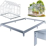 Gardebruk® Fundament für Gewächshaus 250x190cm Stahl verzinkt Sockel...