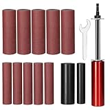 Uadme Spindelschleifer Adapter, 3/8 Zoll Gummi Schleiftrommel, Schleifhülsen...