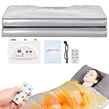 Infrared Sauna Blanket, MINENICE 2 Zone Infrarot Saunadecke mit Abnehmbaren...