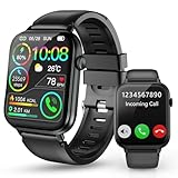 Smartwatch Herren Damen, 1,85' HD Touchscreen Smart Watch mit Telefonfunktion,...