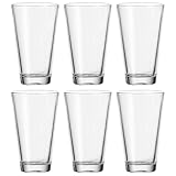 Leonardo Ciao Trink-Gläser, 6er Set, spülmaschinengeeignete Wasser-Becher aus...