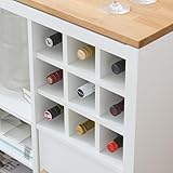 IKEA Kallax Einsatz | Regaleinsatz f. 9 Flaschen | H x B x L : 33 x 33 x 36 cm |...