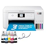 Epson EcoTank ET-2856 A4-Multifunktions-Wi-Fi-Tintentankdrucker, mit einem im...