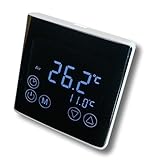SM-PC®, Raumthermostat Thermostat programmierbar LED Touchscreen Digital...