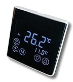 SM-PC®, Raumthermostat Thermostat programmierbar LED Touchscreen Digital...