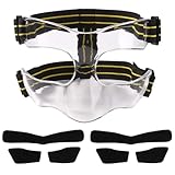 Maske für gebrochene Nase, 15 x 9,5 cm Verstellbarer Nasenschutz mit Polsterung...