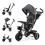 Kinderkraft Aveo Dreirad ab 9 Monate bis 25 kg, Kinderdreirad mit schubstange,...