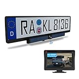 Lifellery Kabellose Solar-Rückfahrkamera, DIY-Installations-Autokamera mit 4,3...