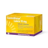 CentroVision Lutein 15 mg – Zur Erhaltung der normalen Sehkraft,...