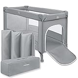 Moby-System Babybetten für Babys und Kinder ab Geburt bis 15 kg, 128 x 68 cm,...