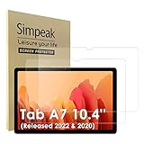Simpeak 2-Stück Schutzglas kompatibel für Samsung Galaxy Tab A7 10.4...