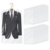 YSWOVUO 45 Stück Kleidersack Transparente 60×100cm, Staubdichter...