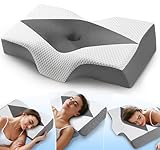 Hypuno Orthopädisches Memory Foam Kopfkissen Nackenstützkissen Gegen Nacken-&...