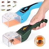 Apritsce Spinnenfänger, 2 Stück Kinder Tragbarer Insektenfänger mit Lupe,...