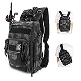 Angeltasche, Angelgerät Tasche Wasserdichter Angelgerät Rucksack zur...