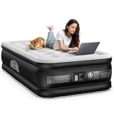 Airefina Luftmatratze 1 Person mit Eingebauter Pumpe, Luftbett Selbstaufblasend...