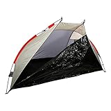 Strandzelt, Pop-up-Zelt, UV-Schutz-Strandzelt, 200x100x90 cm, Kapazität für 2...