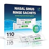 Nasenspülsalz 110 Beutel – 100% Natürliches Meersalz für Nasendusche &...