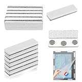 Firavggu 12 Paar Fliegengitter Fenster Clips Magnet Clips Selbstklebende...